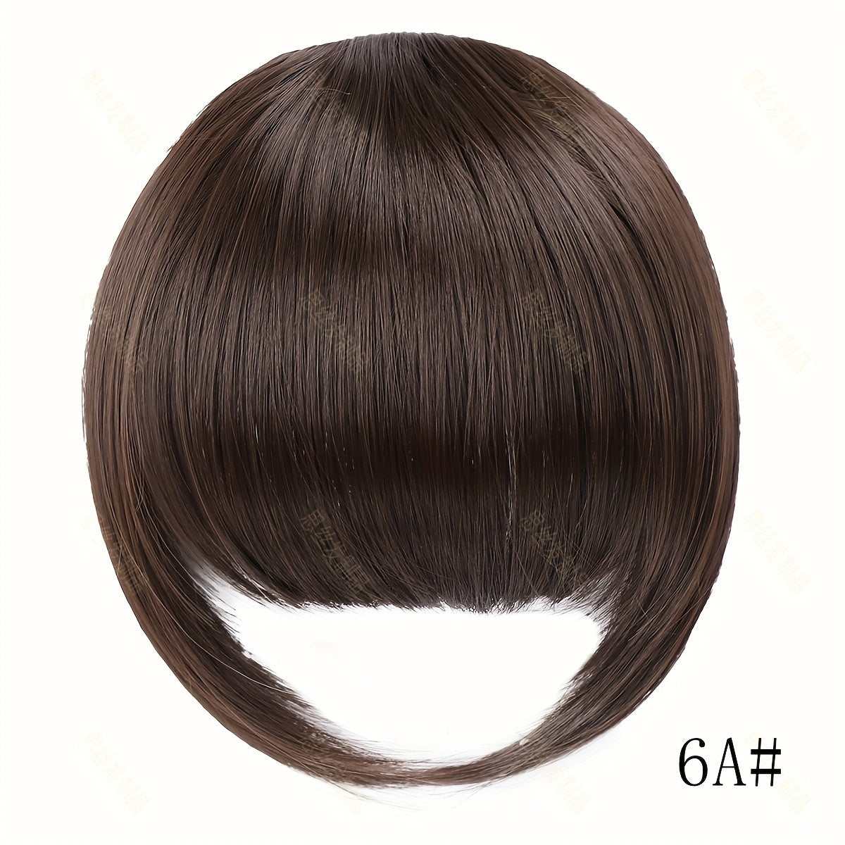 Elegant Synthetic Bob Hairpiece for Women - Straight Hair, Invisible Clip, Suitable for All Ethnicities