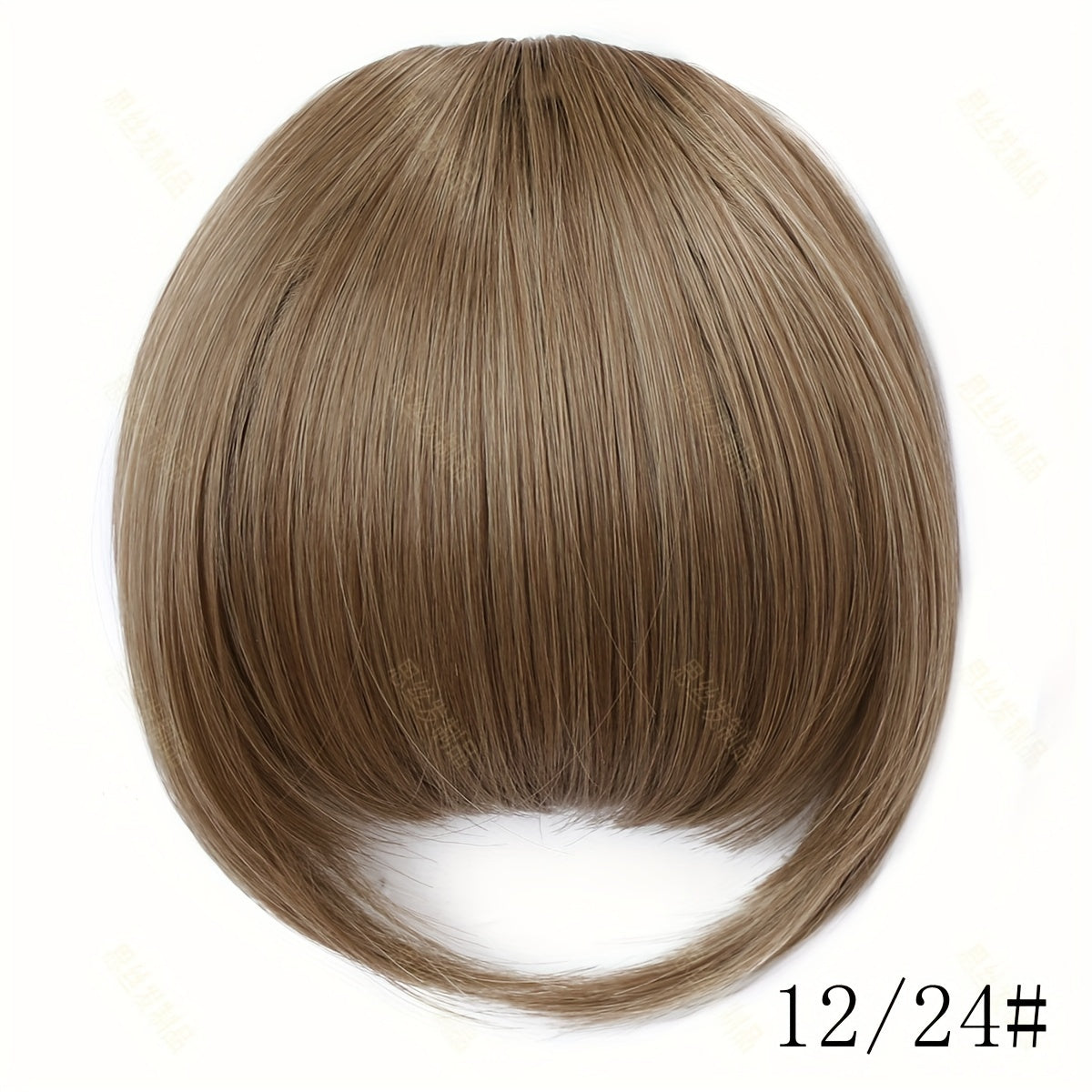 Elegant Synthetic Bob Hairpiece for Women - Straight Hair, Invisible Clip, Suitable for All Ethnicities