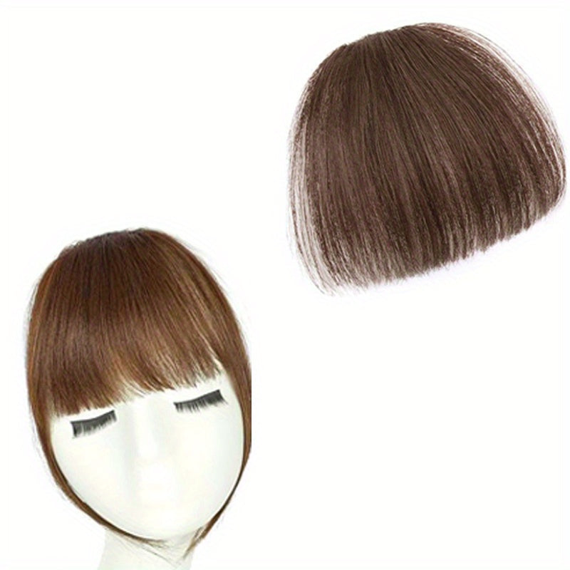 Bangs Hair Clip for Women-Straight Hair Clip In Bangs with Sideburns and No Sideburns Mixed Packaging 100% Human Hair Piece