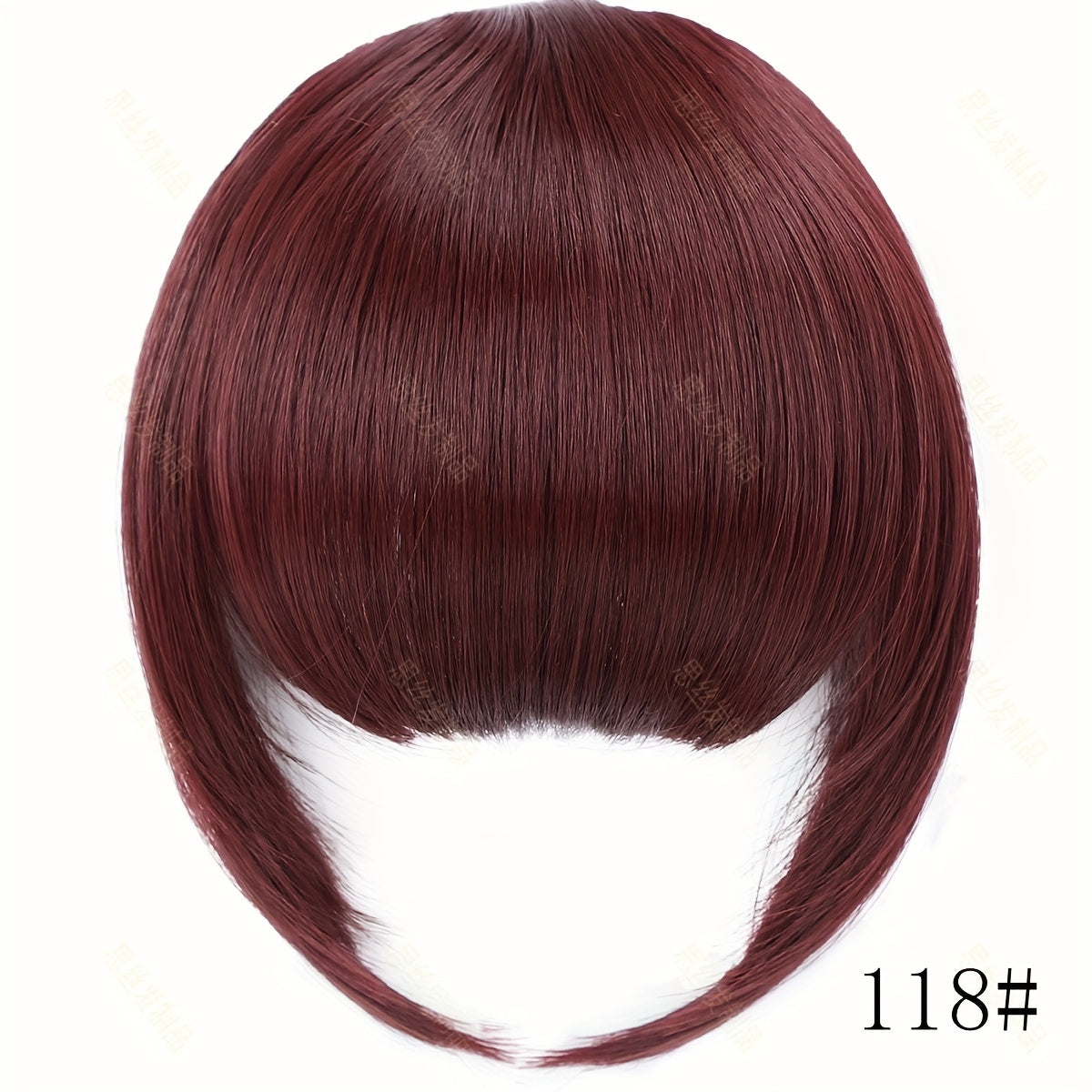 Elegant Synthetic Bob Hairpiece for Women - Straight Hair, Invisible Clip, Suitable for All Ethnicities