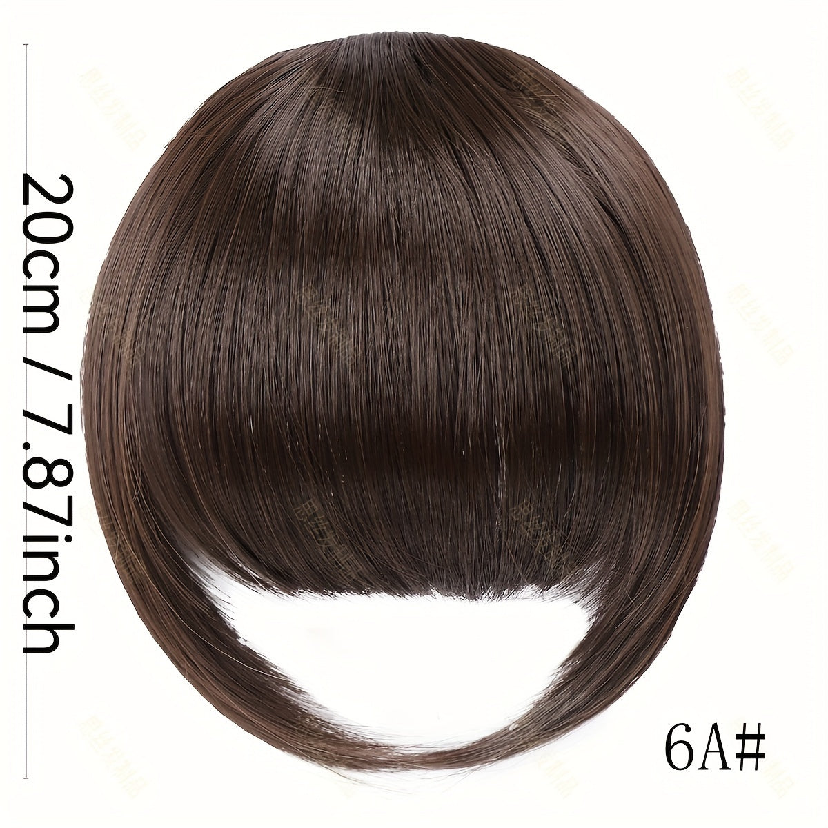 Elegant Synthetic Bob Hairpiece for Women - Straight Hair, Invisible Clip, Suitable for All Ethnicities