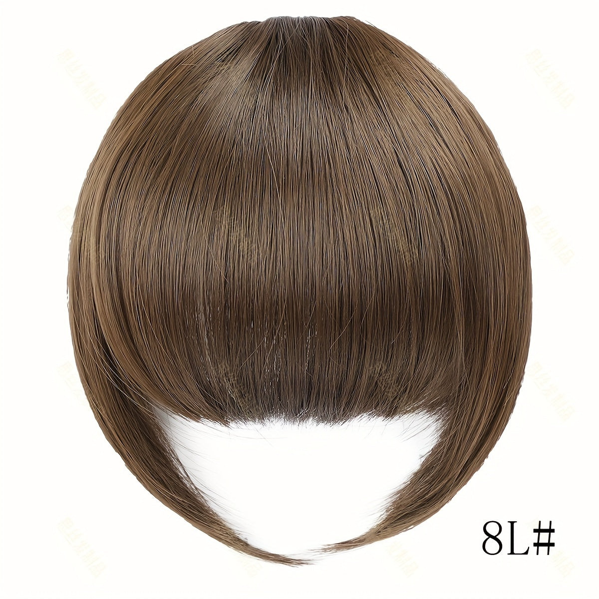 Elegant Synthetic Bob Hairpiece for Women - Straight Hair, Invisible Clip, Suitable for All Ethnicities